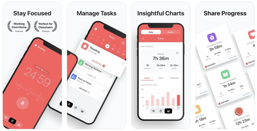 Focus Keeper iPhone App Preview