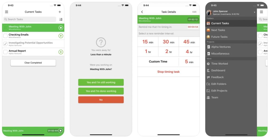 TimeDoctor iPhone App Preview